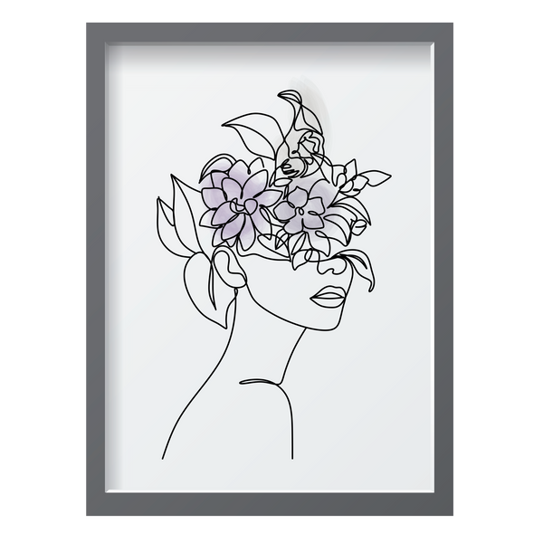 One Line Flower Woman 3