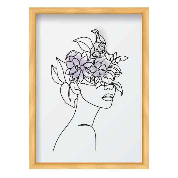 One Line Flower Woman 3