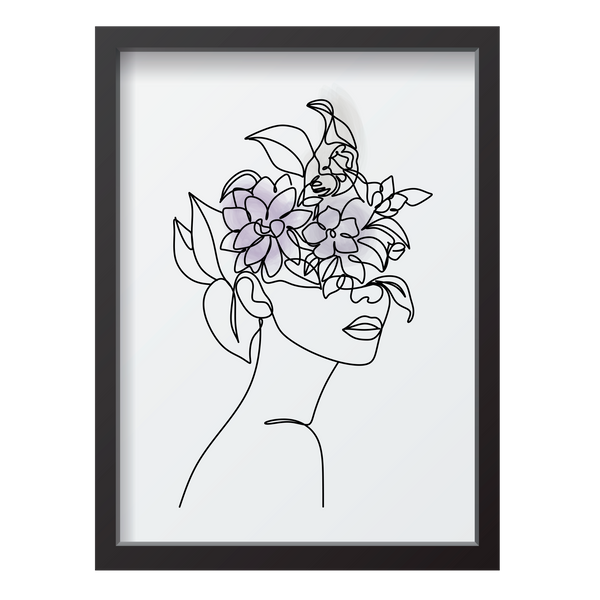 One Line Flower Woman 3