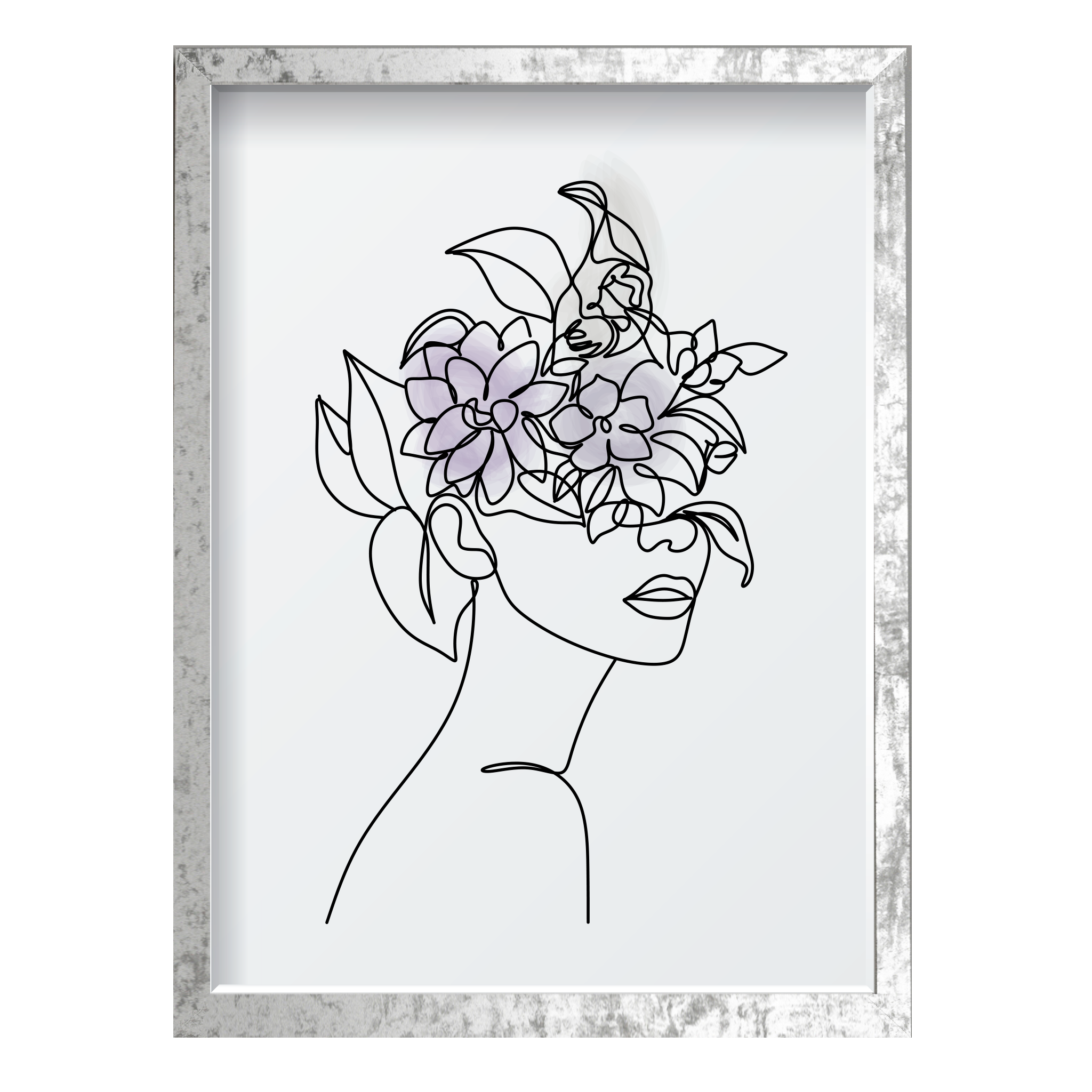 One Line Flower Woman 3